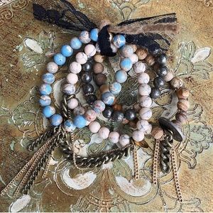 The Lace Project Mykonos bracelets